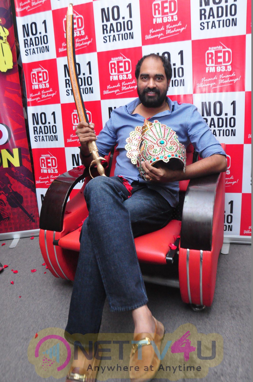 Krish At Red FM 93.5 Cute Photos Telugu Gallery