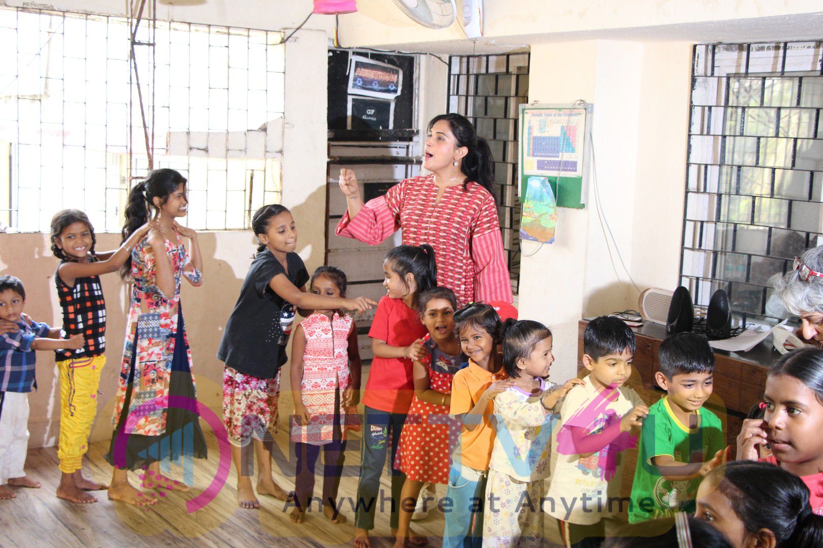Ali Fasal & Richa Chada Spend Time With NGO Kids Stills Hindi Gallery