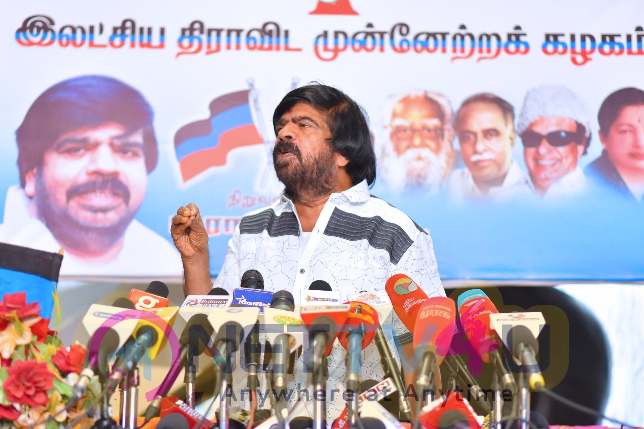 T.Rajendar Political Press Meet Stills  Tamil Gallery