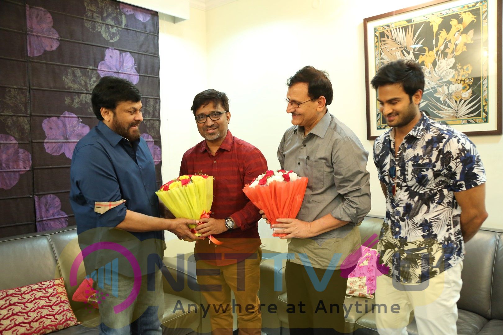 Sammohanam Team Celebrates Success Party With Megastar Chiranjeevi Telugu Gallery