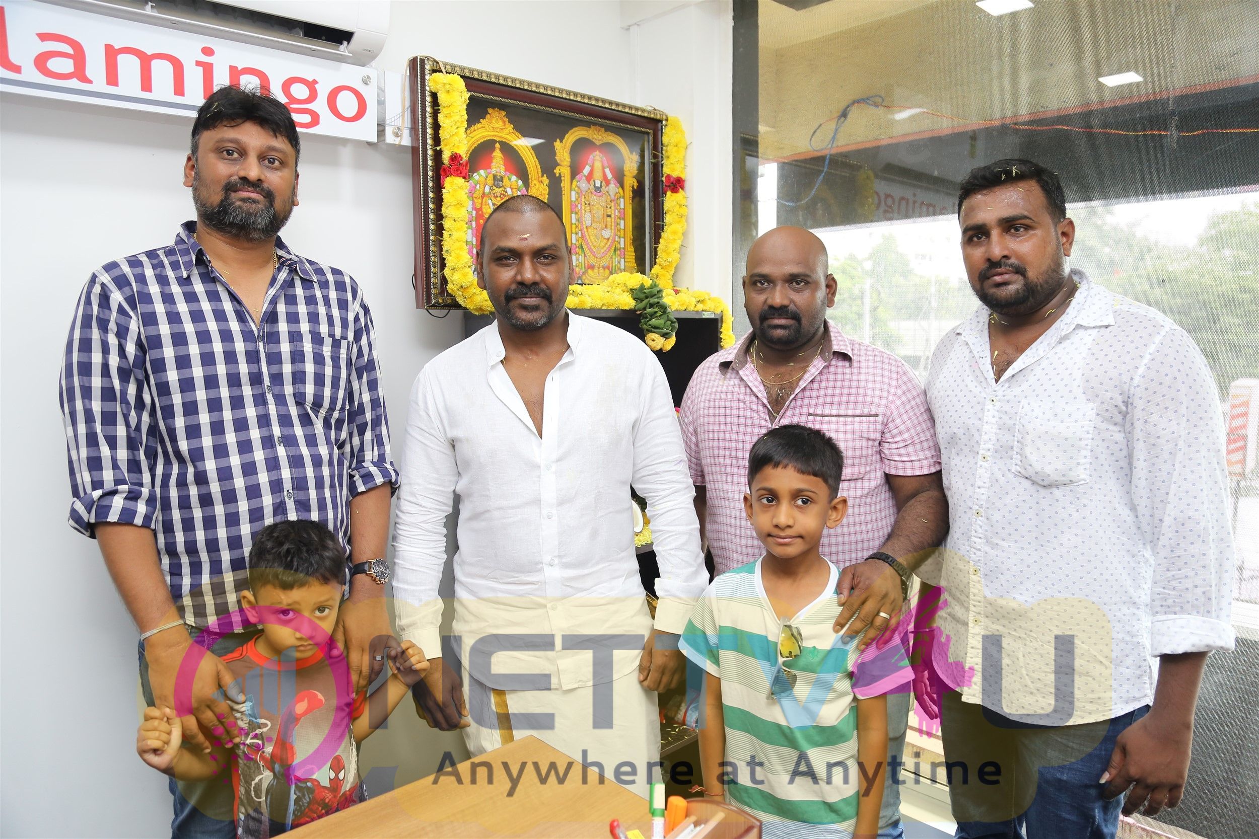 Actor Raghava Lawrence Inaugurated Flamingo Tour & Travels Images Tamil Gallery
