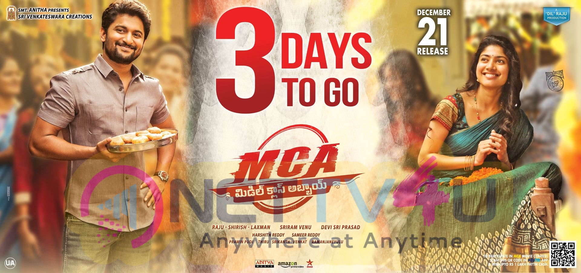MCA Movie 3 Days To Go Posters Telugu Gallery