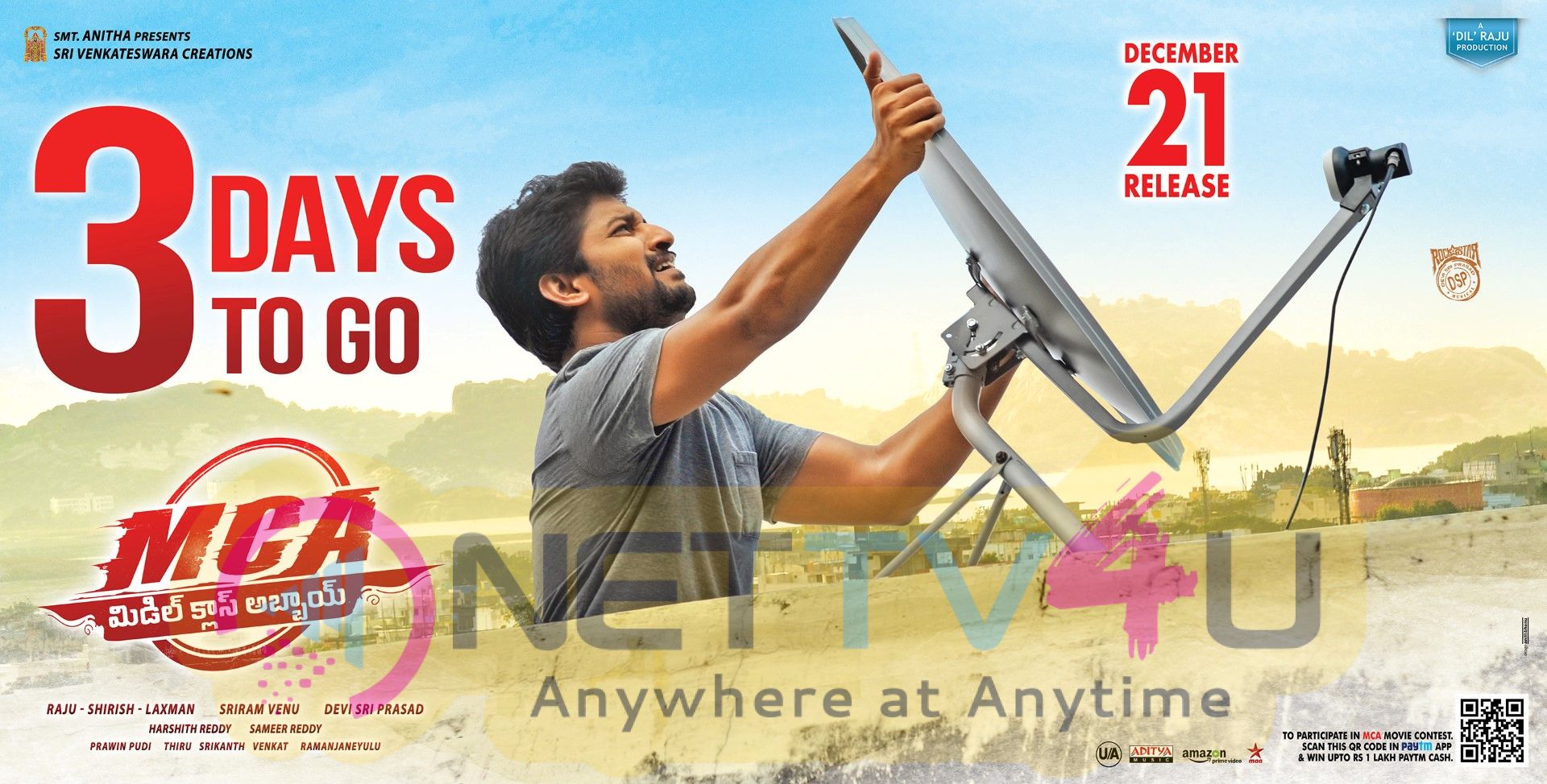 MCA Movie 3 Days To Go Posters Telugu Gallery