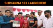 Shivanna 123 Launched! Kannada News