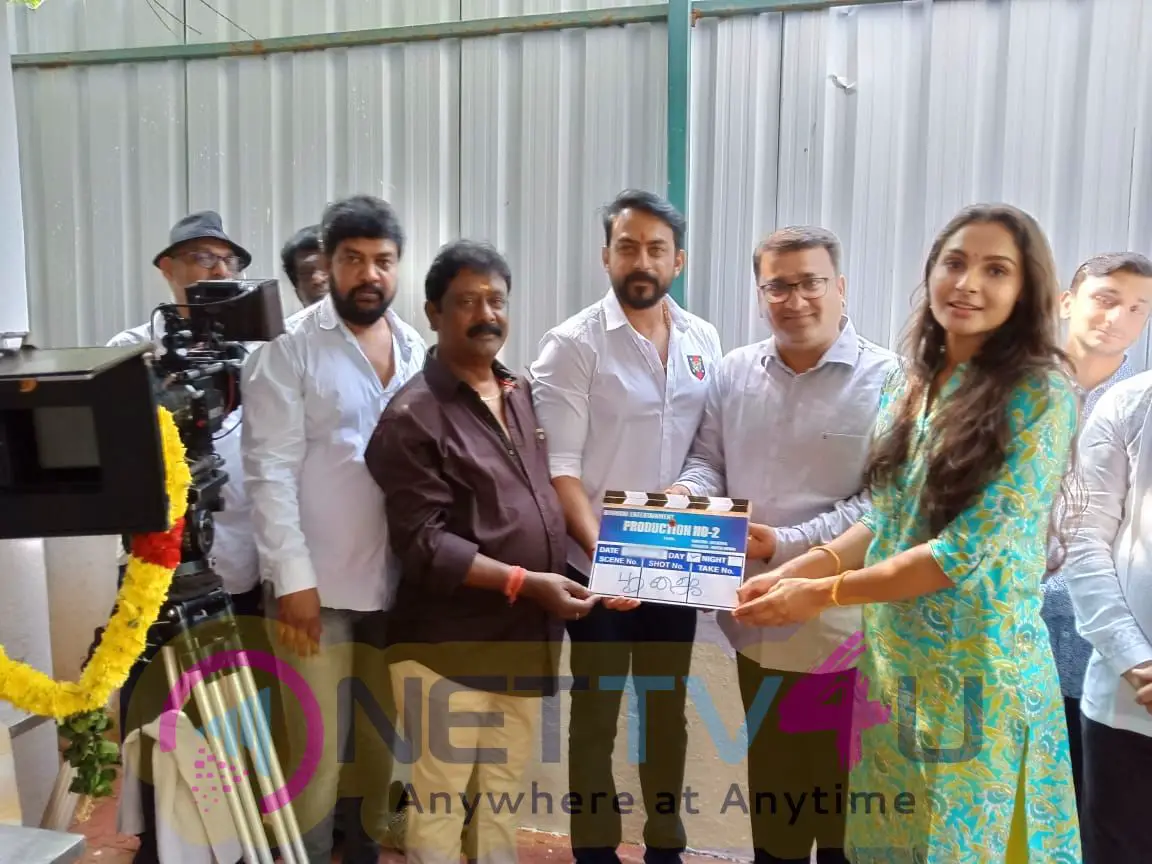 Actress Andrea Jeremiah Next Movie Pooja Pics Tamil Gallery