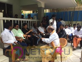 Vishal Opposite Parties In The TFPC Locked The TFPC Office Pics