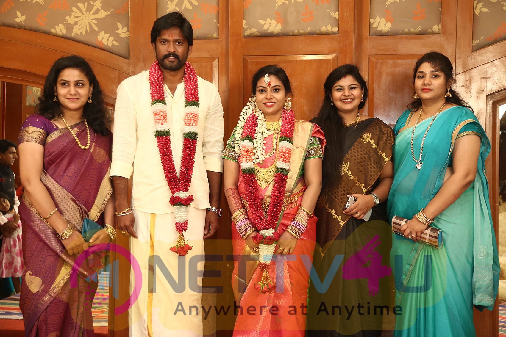 Actor Soundararaja & Tamanna Engagement Images Tamil Gallery