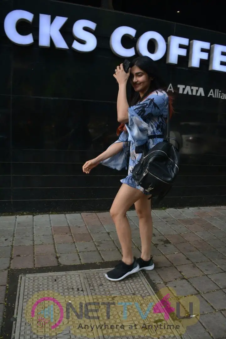 Adah Sharma Spotted At Khar Coffee Shop Cute Images  Hindi Gallery