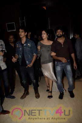 Ishaan Khattar And Janhavi Kapoor During Dhadak Promotions At Novotel In Juhu Cute Images  Hindi Gallery