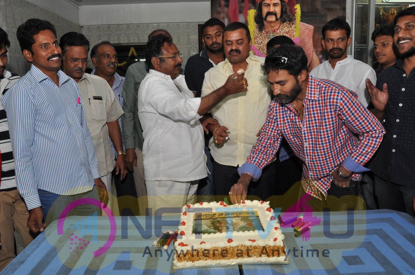 Gautamiputra Satakarni Success Celebrations By Fans At Bhramaramba Theater Stills Telugu Gallery