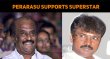 Director Perarasu Supports Superstar! Tamil News
