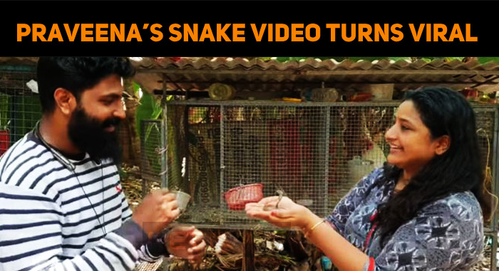 Praveena’s Snake Video Gets 712k Views!