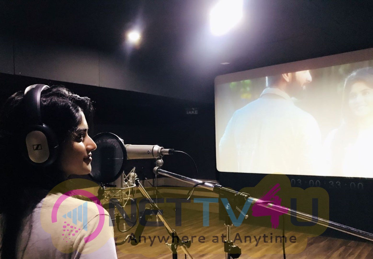 Megha Akash Thriving Voice For Boomerrang  Tamil Gallery