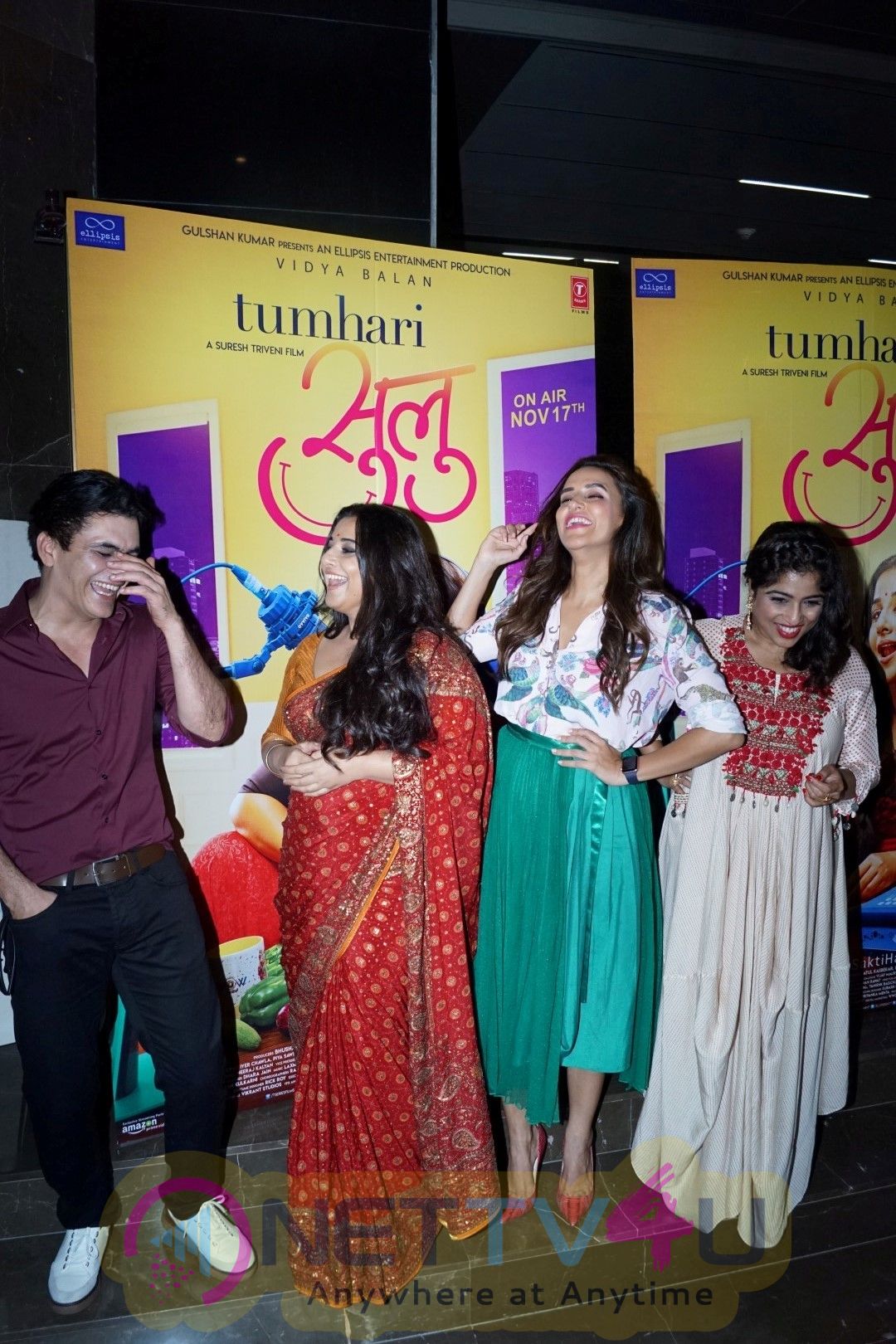 Trailer Launch Of Film Tumhari Sulu With Vidya Balan & Neha Dhupia Stills Hindi Gallery
