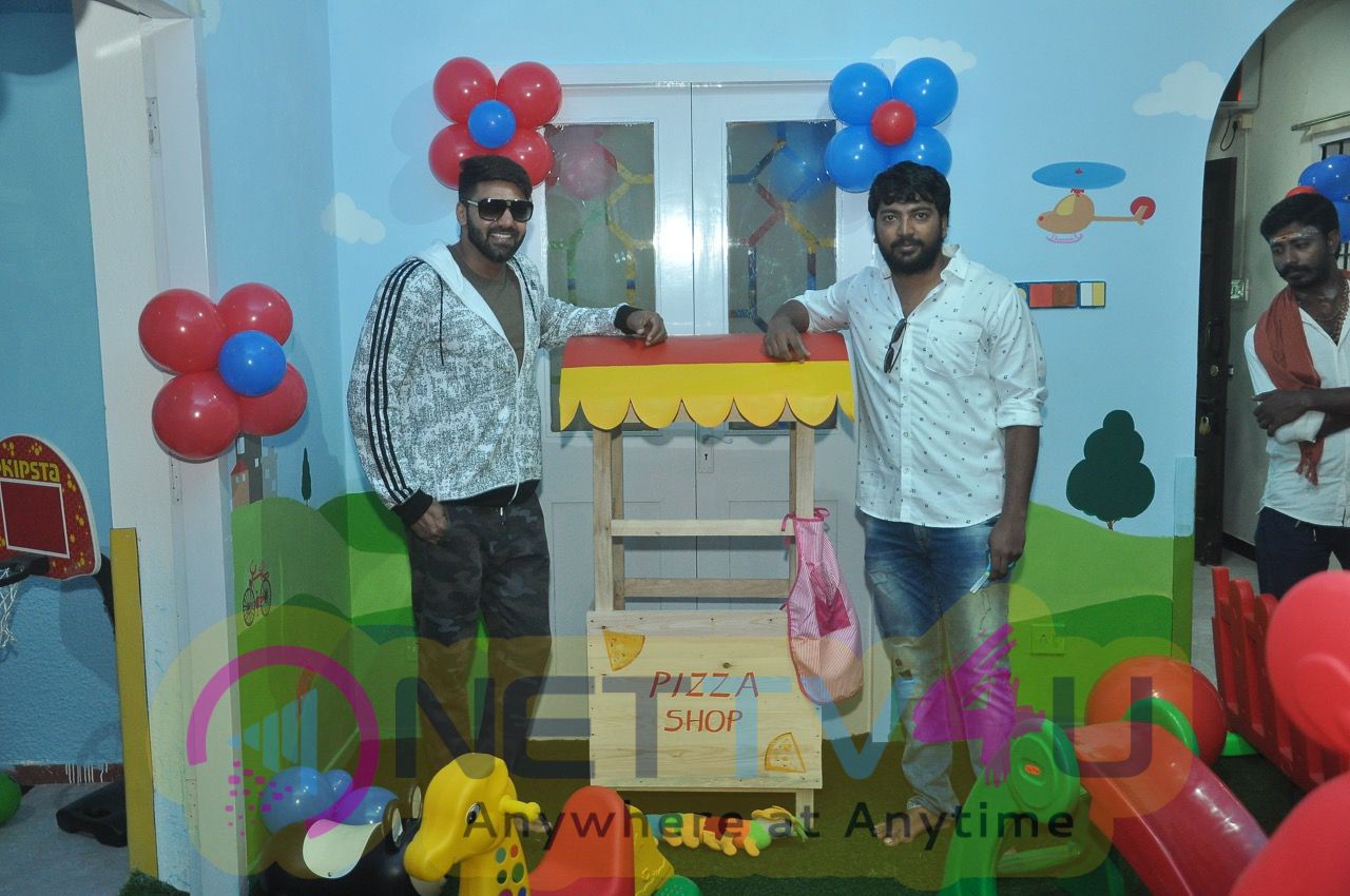 Arya And Pa. Ranjith Launched Chennai's First Sports Play School Photos Tamil Gallery