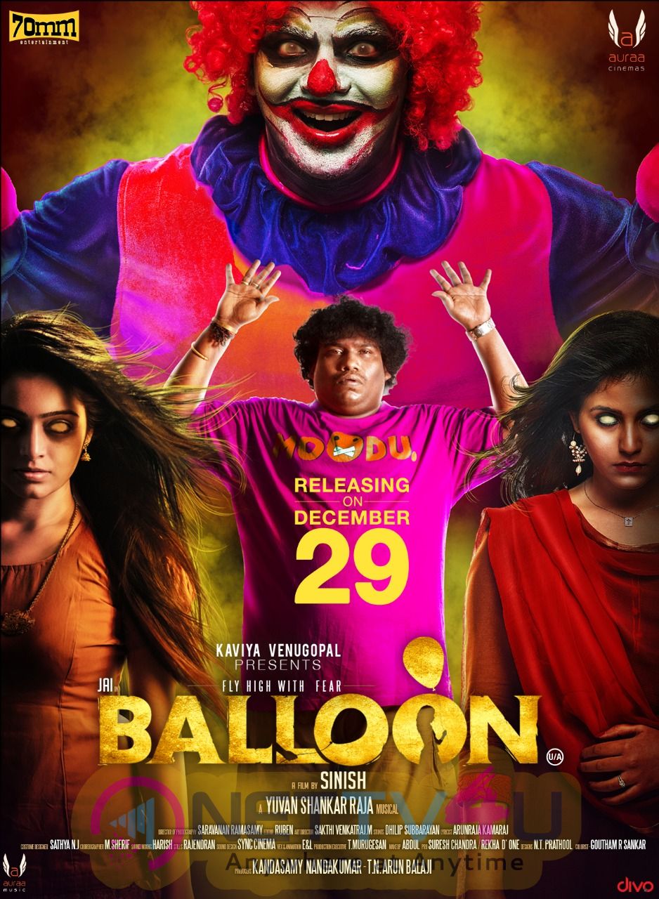 Balloon Tamil Movie Releasing Date Poster Tamil Gallery