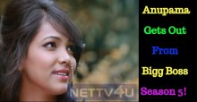 Anupama Gets Out From Bigg Boss!