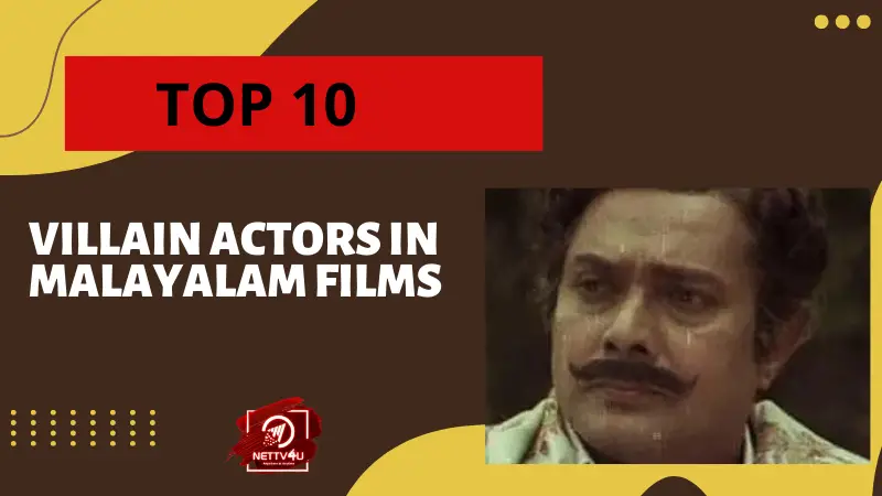 Top 10 Villain Actors in Malayalam - Menacing Performances