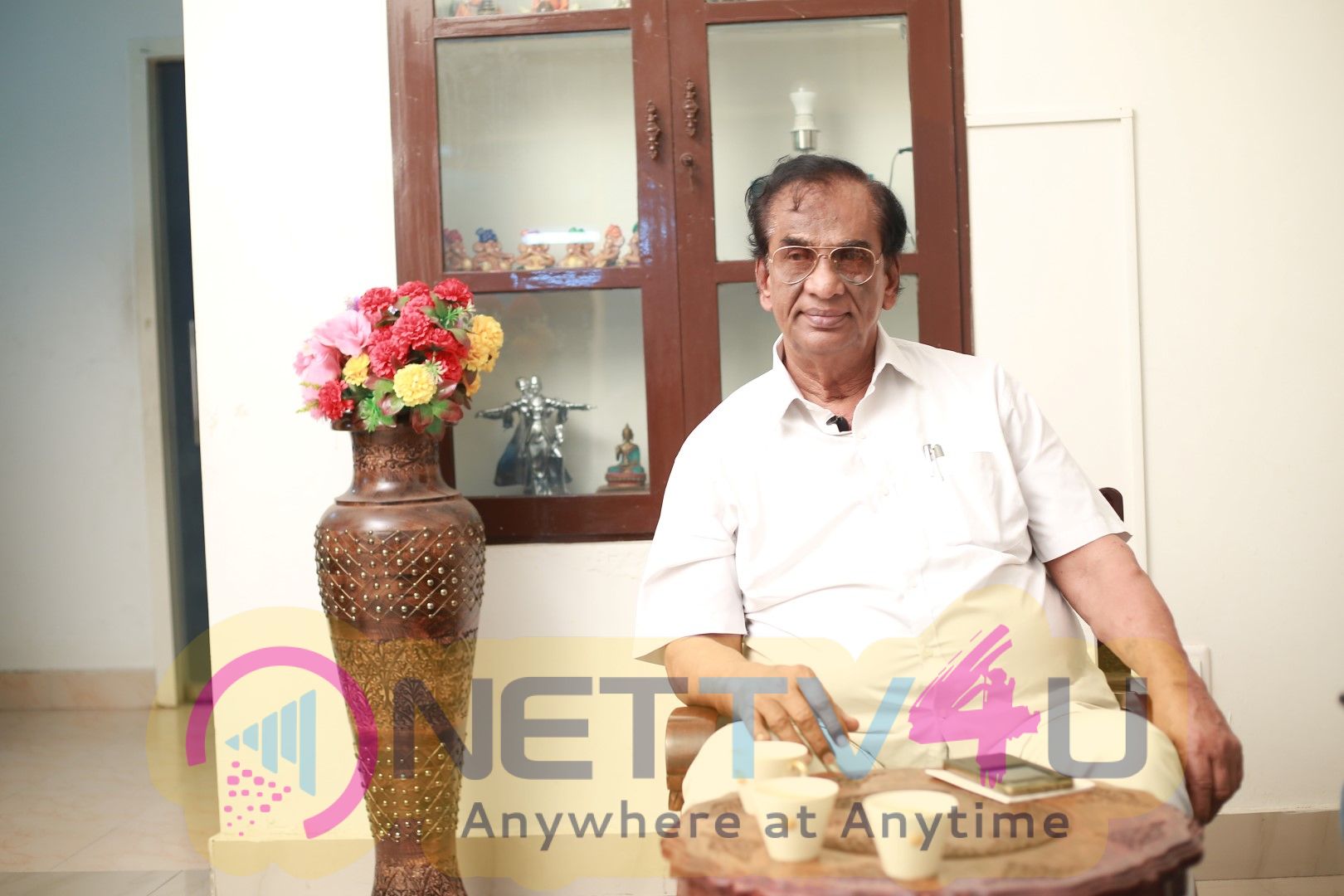 Producer K Rajan Exclusive Interview Images Tamil Gallery