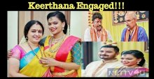 Keerthana’s Wedding Engagement Went On Fine!