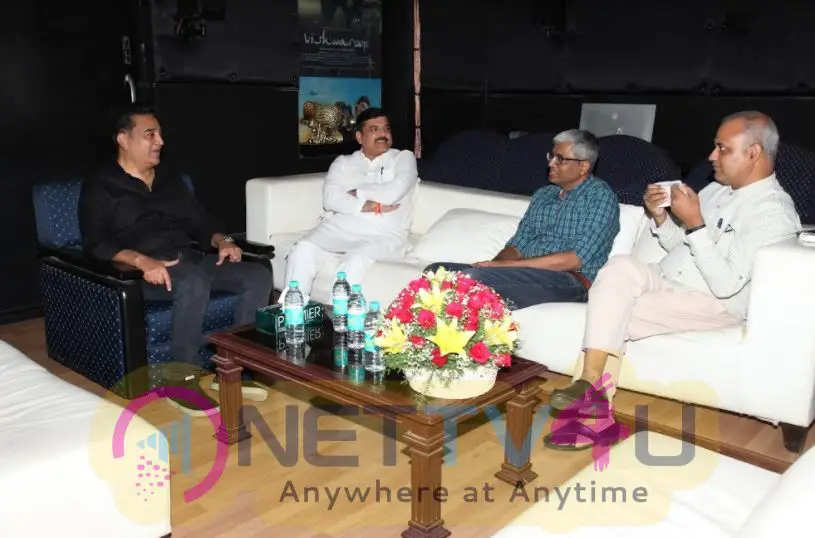 Photos Of Mr. Kamal Haasan With Delhi CM Tamil Gallery