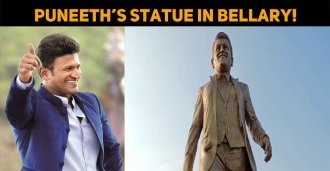 Puneeth’s Statue Unveiled In Bellary!