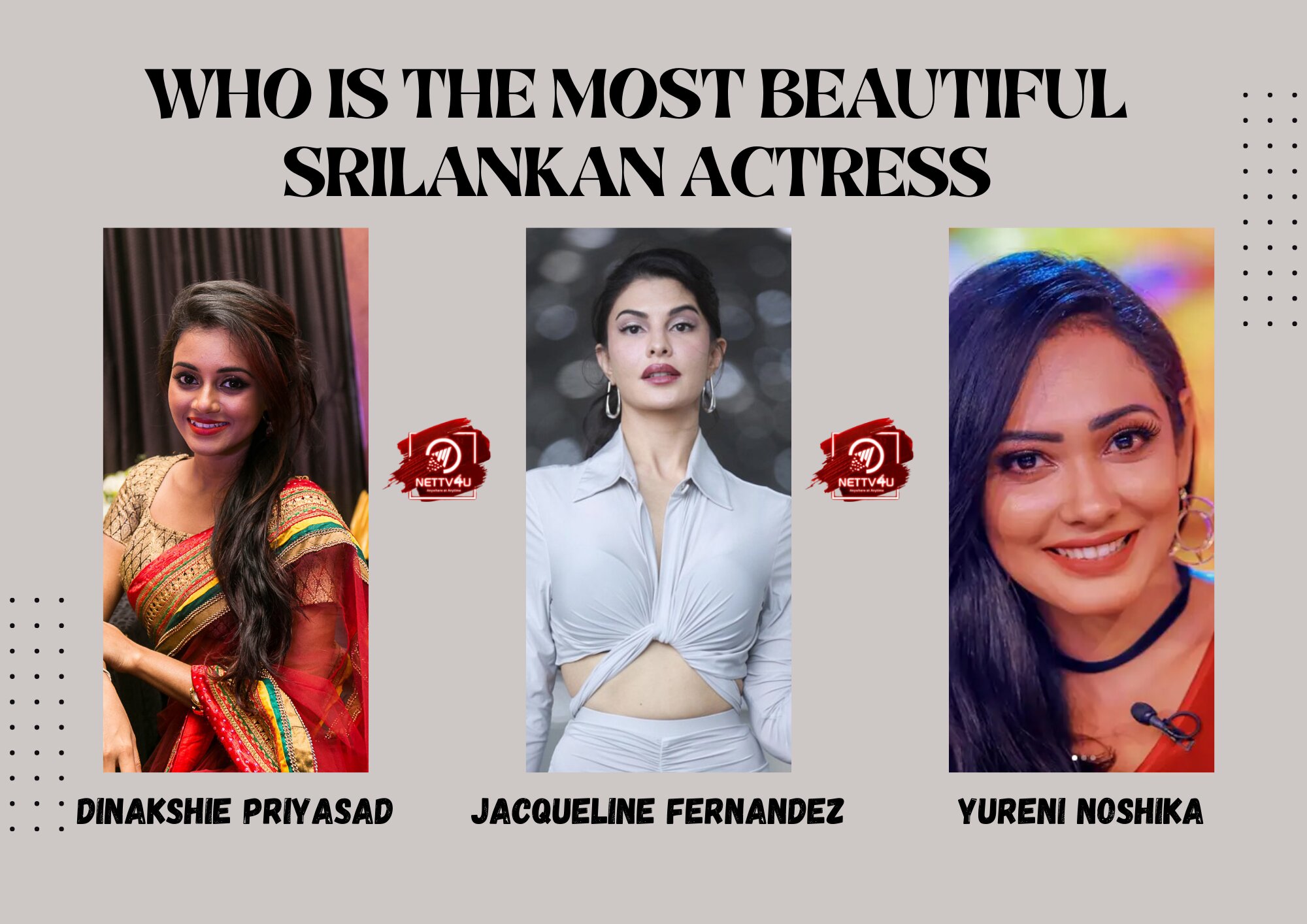 Who Is The Most Beautiful Srilankan Actress