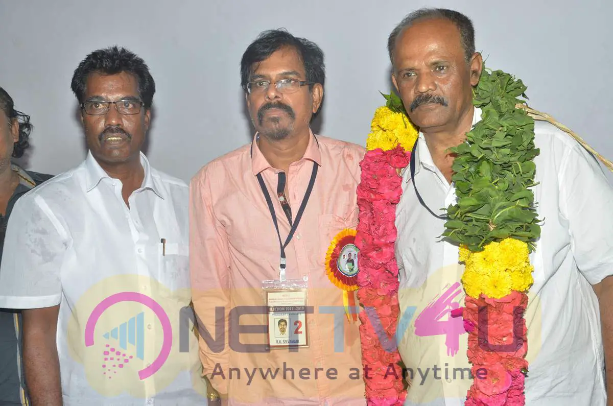 RK Selvamani Win For FEFSI Union Elections Photos Tamil Gallery