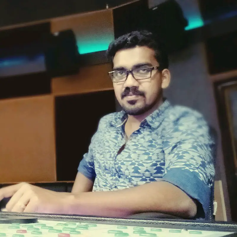Malayalam Sound Designer Vipin V Nair