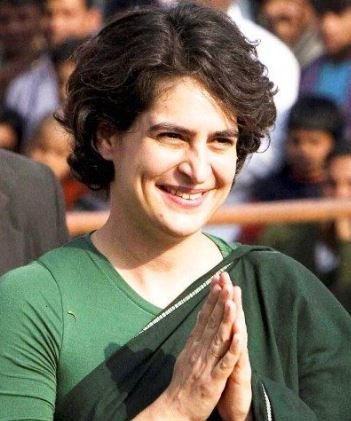 Hindi Politician Priyanka Gandhi Vadra