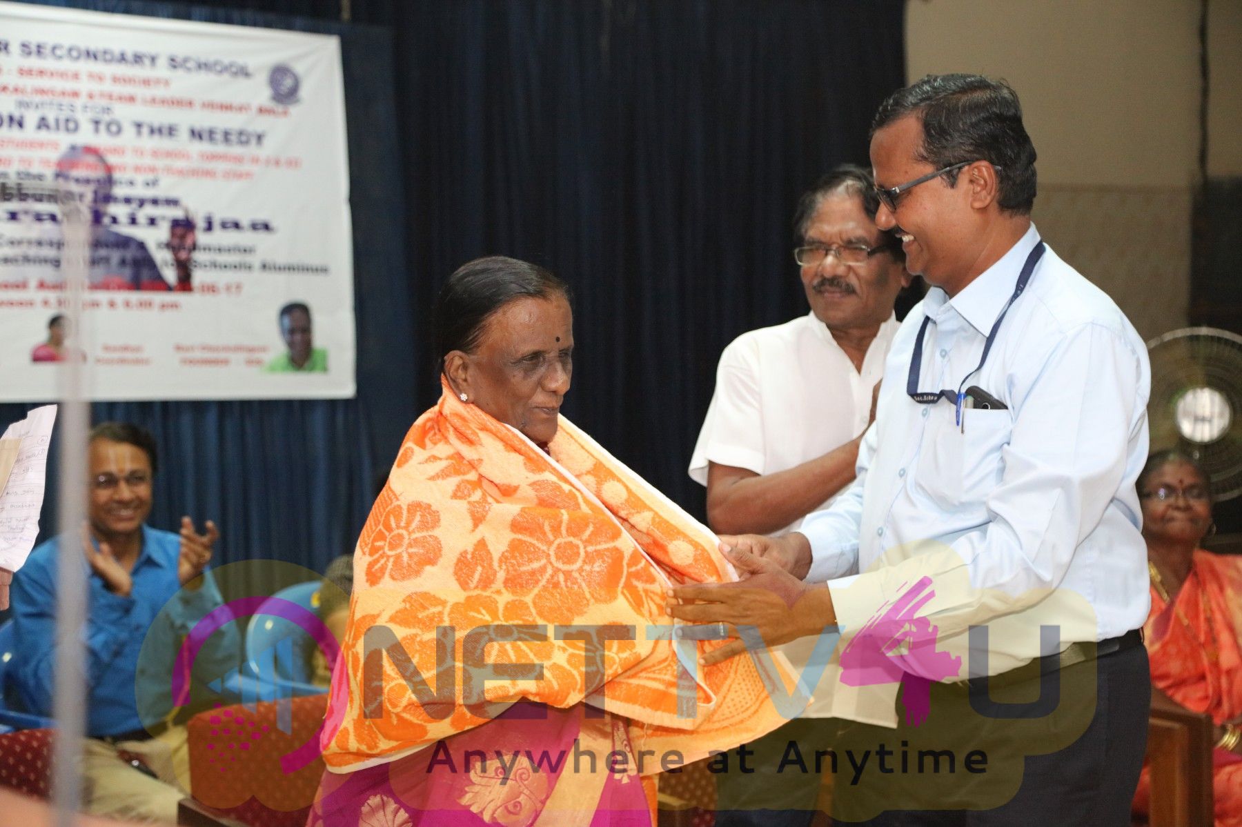 Iyakunar Imayam Bharathiraja At Service To Society (S2S) 6th Educational AID Program - ICF Higher Secondary School Photos Tamil 