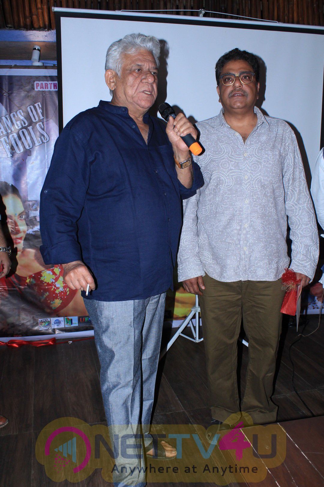 Actor Om Puri At Trailer Launch Of Rambhajan Zindabad Photos Hindi Gallery