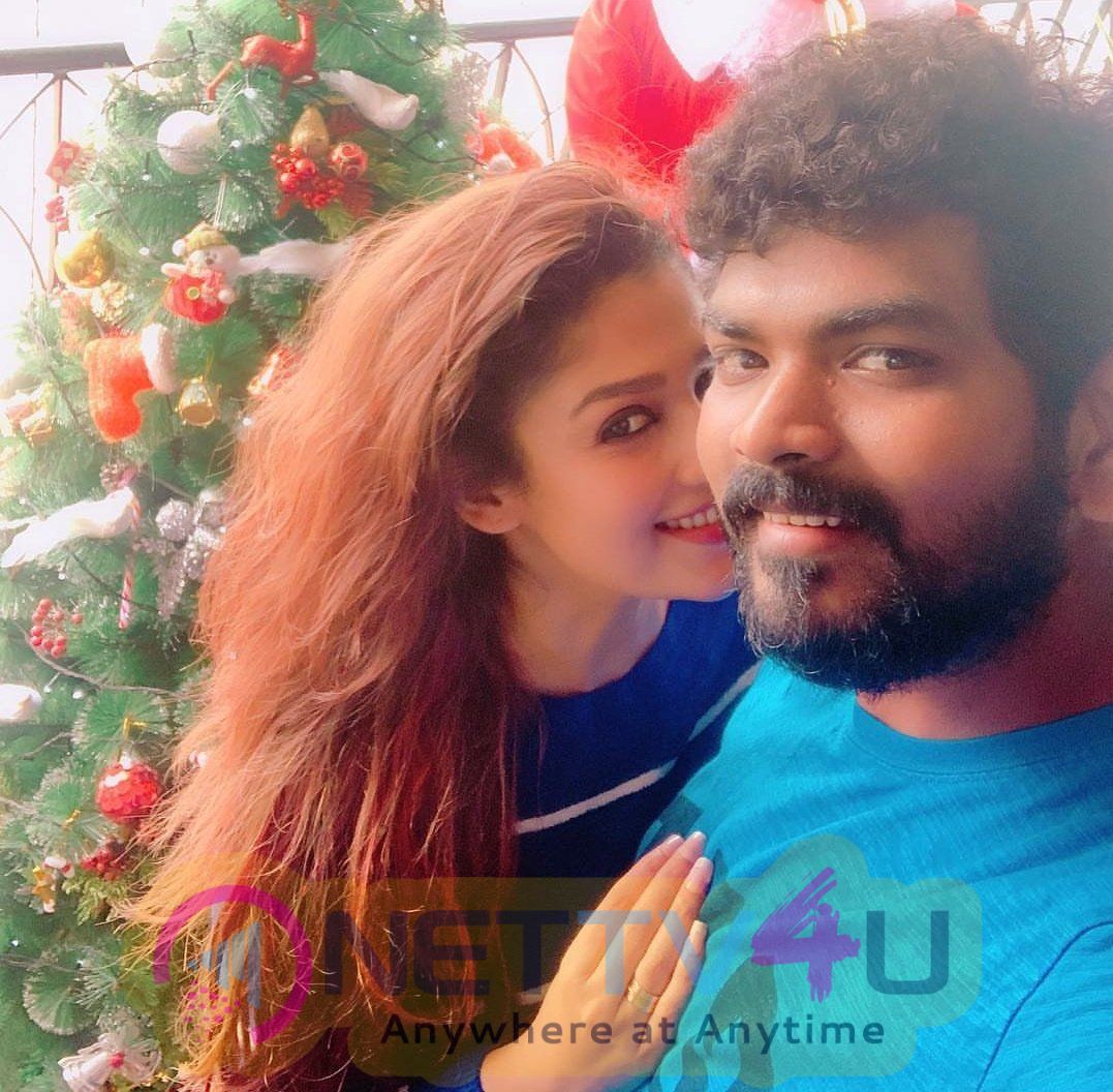 Vignesh Shivn & Nayanthara Romantic Photos For Christmas Tamil Gallery