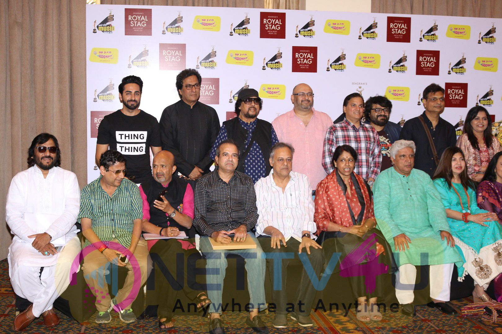 Ayushmann Khurrana & Javed Akhtar At Grand Jury Meet Of Radio Mirchi Music Awards Stills Hindi Gallery