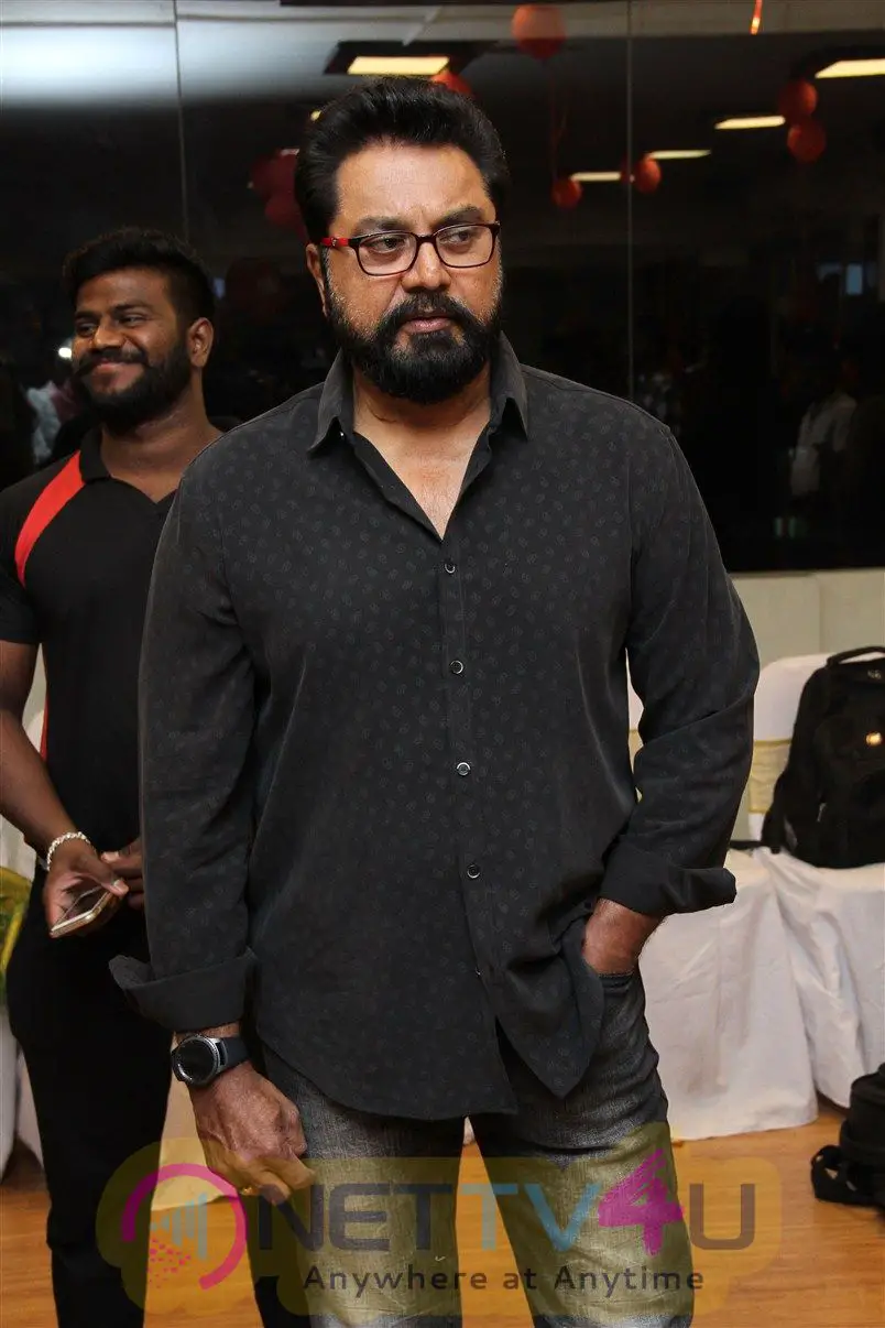 Actor Sarath Kumar Launches Flux Fitness Studio Pics Tamil Gallery