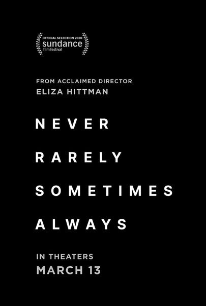 Never, Rarely, Sometimes, Always Movie Review