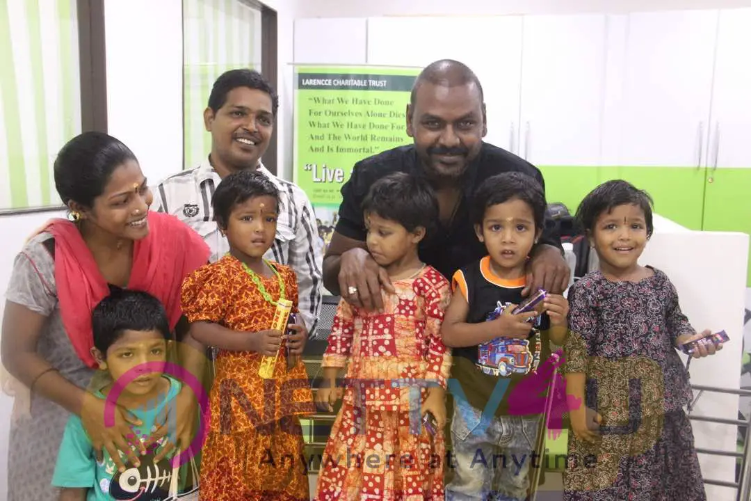 Stills Of Raghava Lawrence Adopted 4 Children | 493819 | Movie Press ...