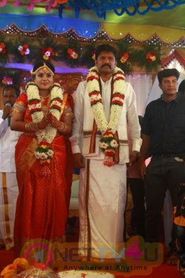 Actor Soundar Rajan - Tamanna Wedding Pics 