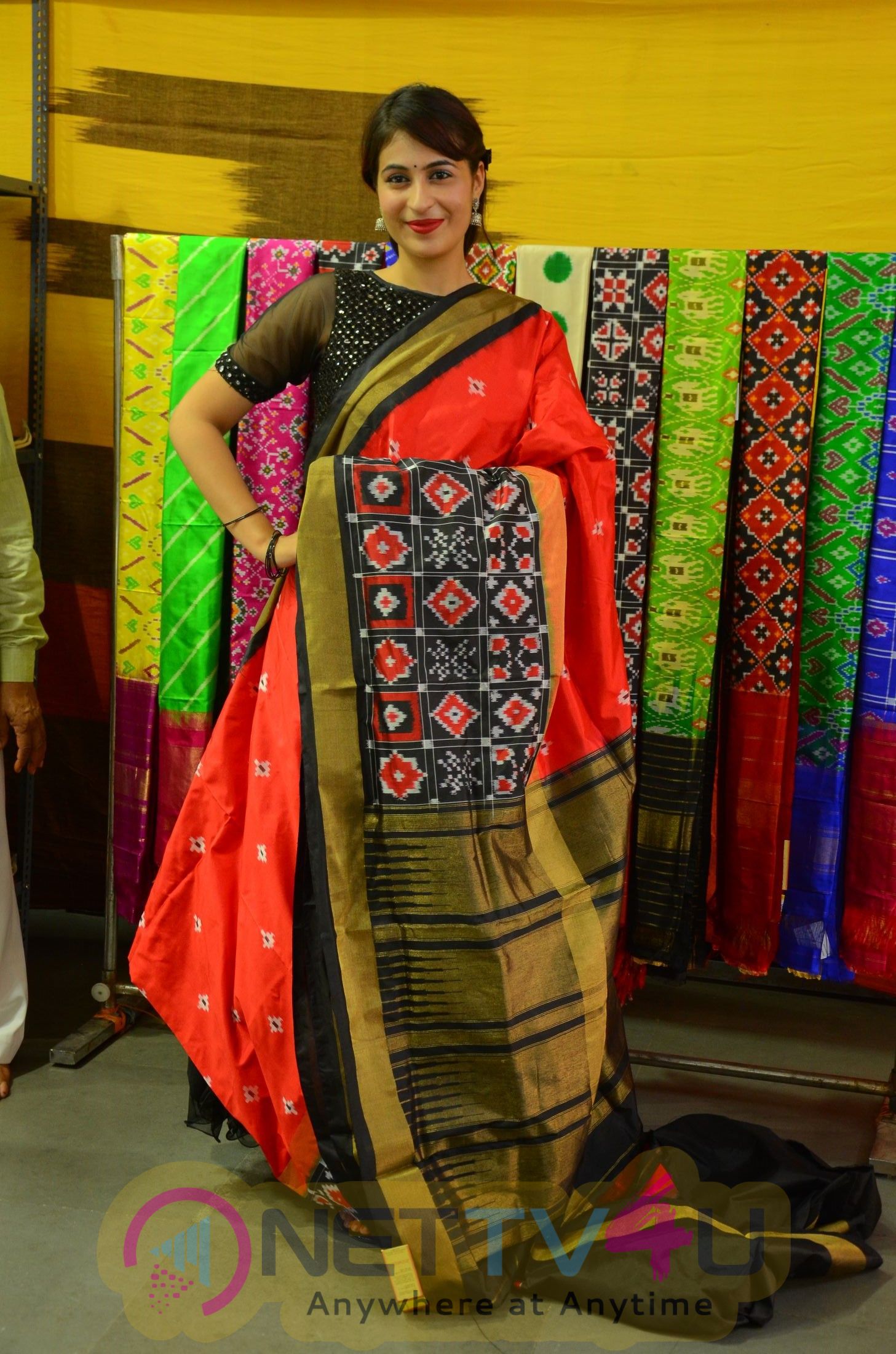 Actress Priya Chowdary Inaugurates IKAT Art Mela At Vijayawada Stills Telugu Gallery