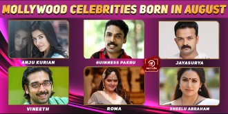 Top Mollywood Celebrities Who Were Born in August