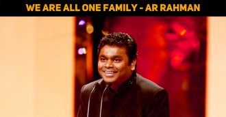 AR Rahman Calls One Family! Who Does He Mean? H..