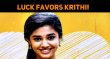 Luck Favors Krithi! Telugu News