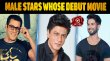 Top 10 B-town Male Stars Whose Debut Movie Was Successful Hindi Article