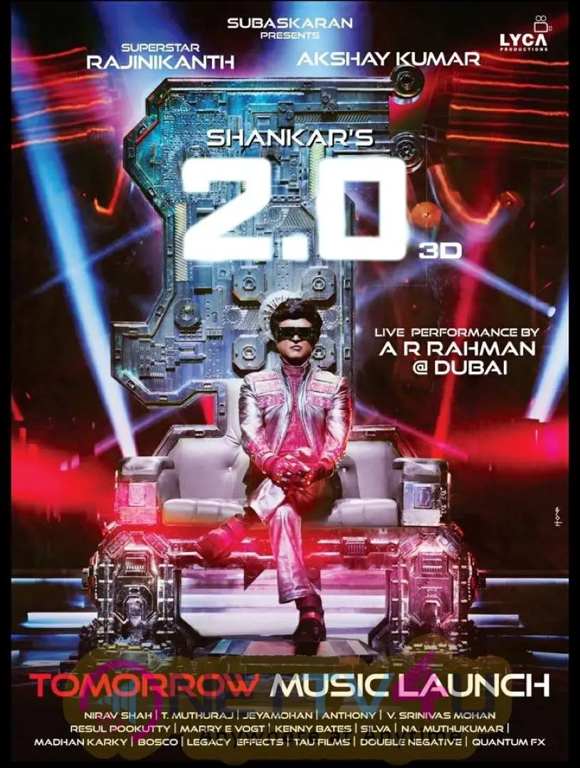 2.0 Musical Launch Attractive  Poster Tamil Gallery