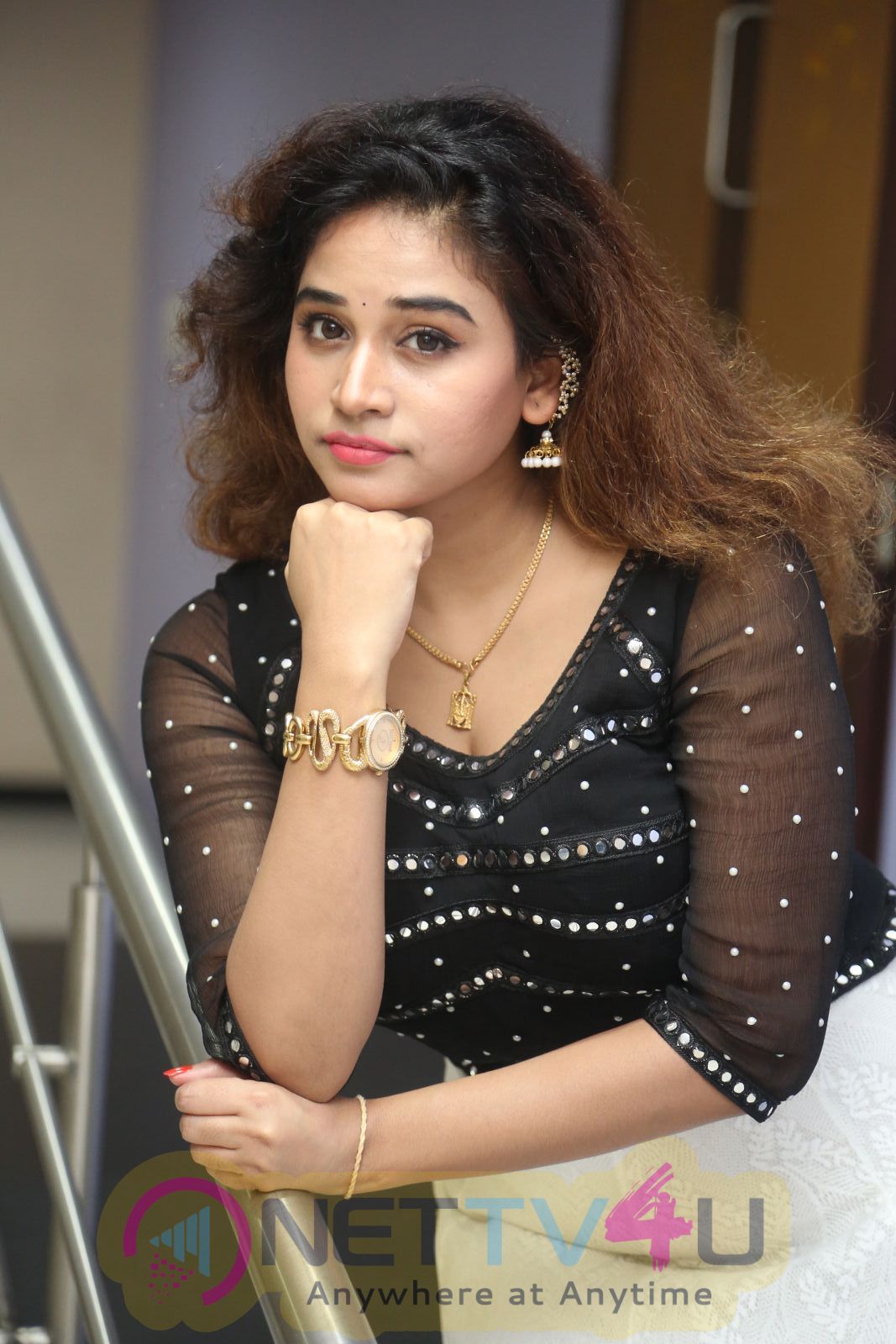 Actress Jayathi At Lachhi Movie Song Launch Pics Telugu Gallery