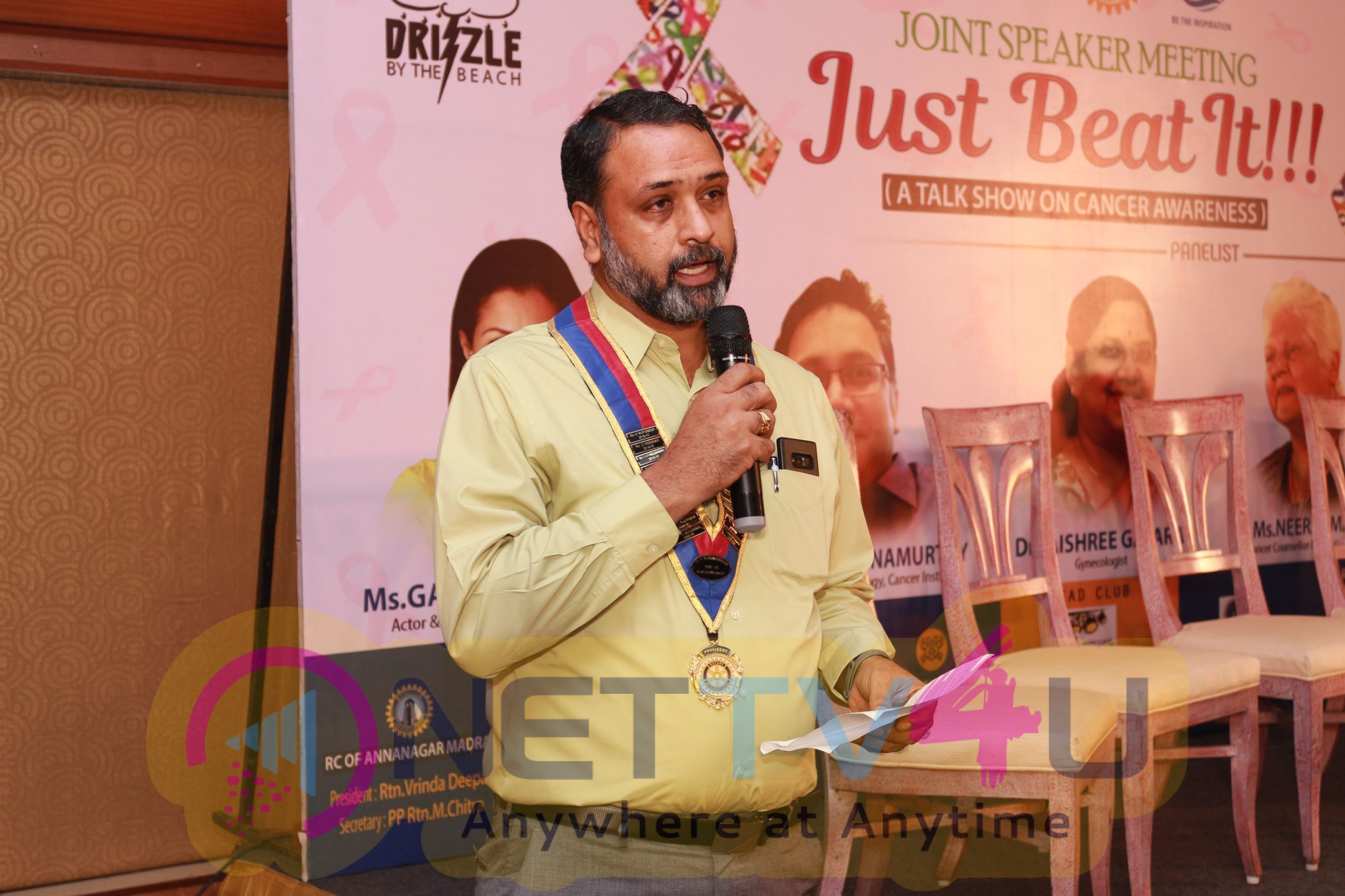 Just Beat It By RCCS - Talk Show On Cancer Awareness Event Images Tamil Gallery