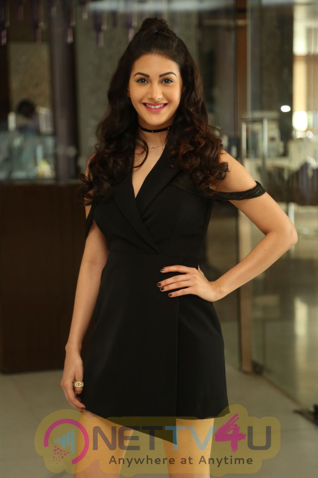 Actress Amyra Dastur Classy Pics Kung Fu Yoga Movie Press Meet 