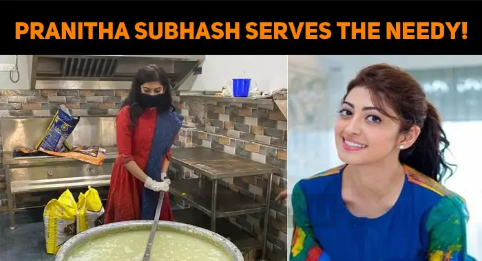 Praneetha Subhash Donated 75000 Meal Packets