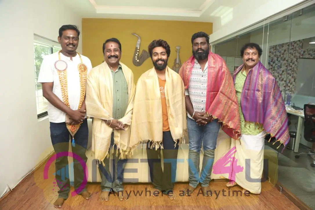 Adangathey Movie Dubbing Started Pics Tamil Gallery