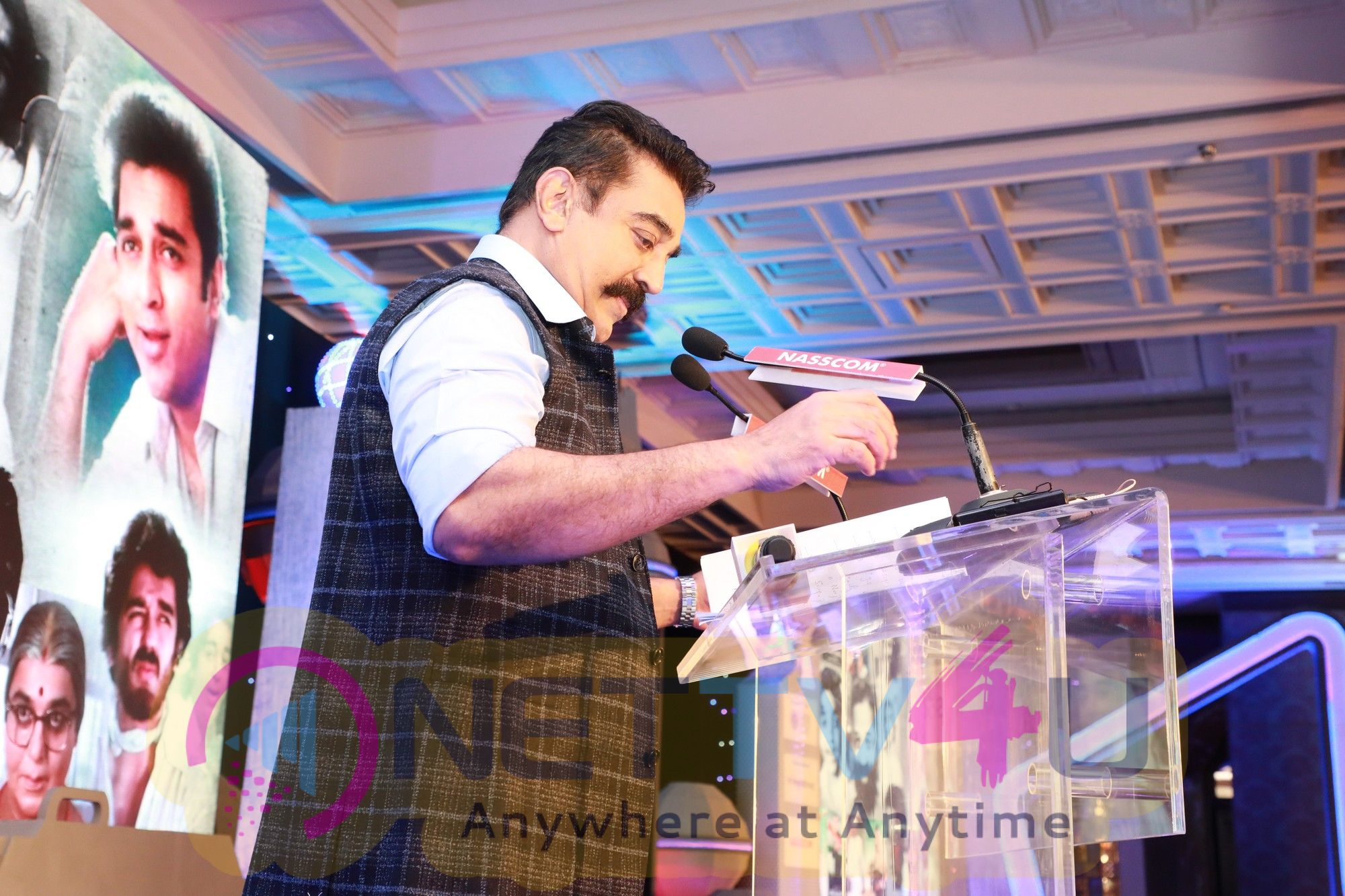 Kamal Haasan Will Deliver The Keynote Address Nasscom Hr Summit 2018 Stills Tamil Gallery